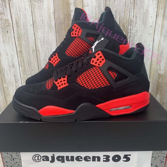 Jordan Other - Air Jordan 4 Retro Black Red Men’s